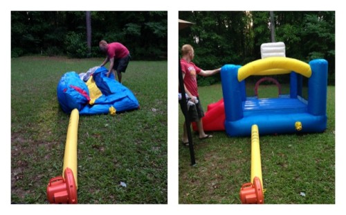 little tikes sports n slide bouncer