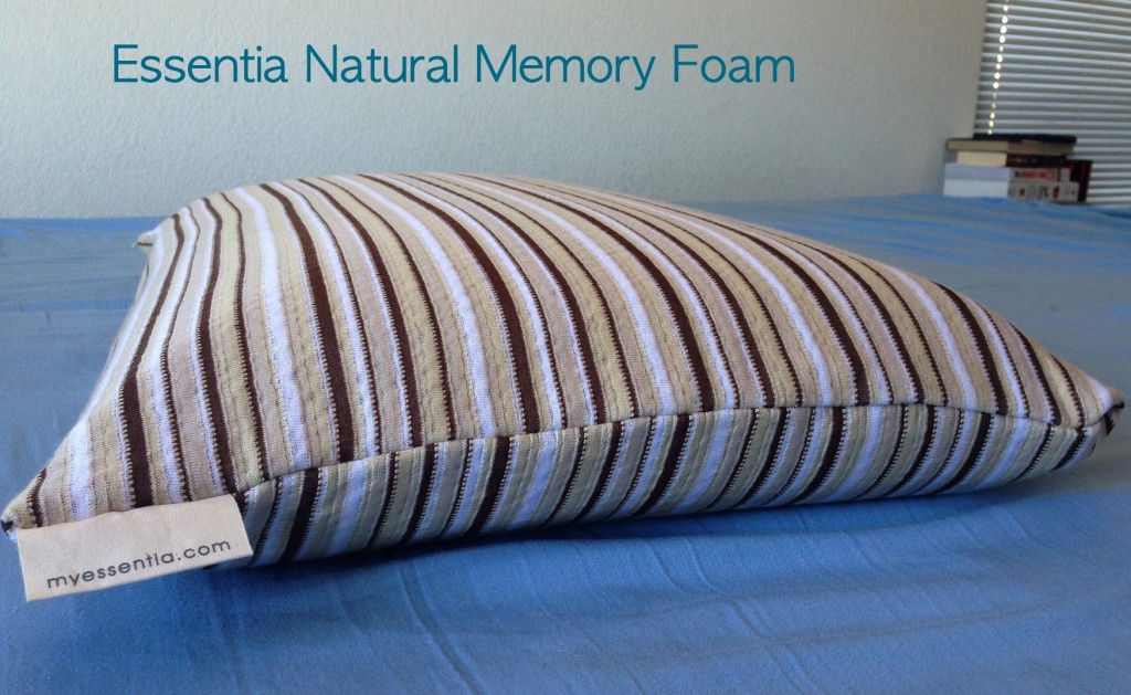 Essentia Natural Memory Foam Pillow Crunchy Beach Mama