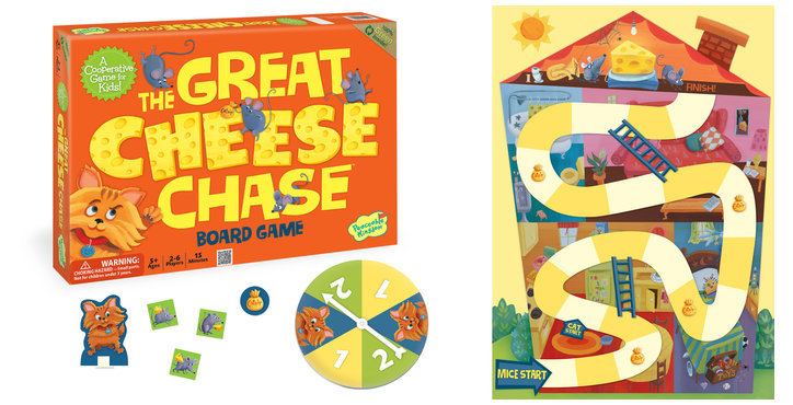 Cooperative Game The Great Cheese Chase Peaceable Kingdom