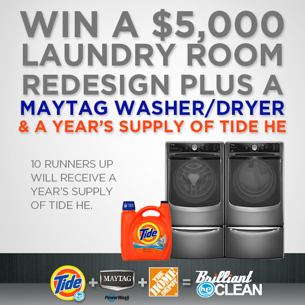 P&G THD Tide Maytag Sweepstakes Image