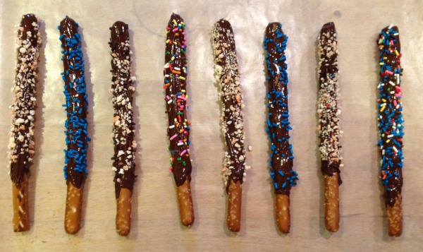 Chocolate Pretzel Rods Recipe is perfect for any theme.