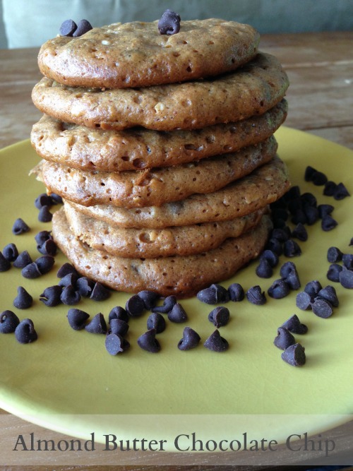  Almond Butter Chocolate Chip #paleo #cookies