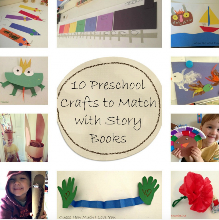 10 Preschool Books and Matching Craft Ideas