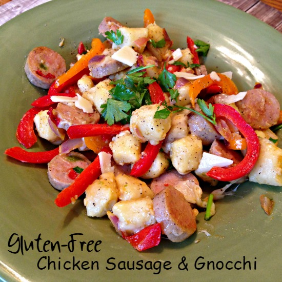 Gluten Free Gnocchi with Chicken Sausage