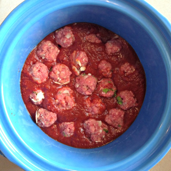 Homemade Slow Cooker Meatballs or Crockpot Meatballs Recipe