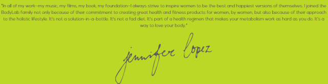 BodyLab Jennifer Lopez