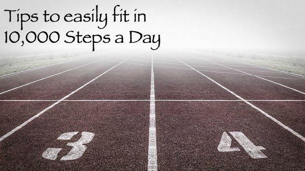 Tips to walk 10,000 Steps in a Day plus Treadmill Workout for Beginners to get your daily fitness routine moving + Exercise Printable