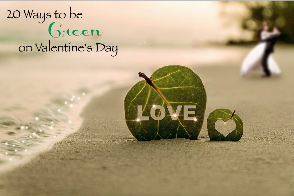 20 Ideas & Tips to Be Green on Valentine's Day from gifts to kids.