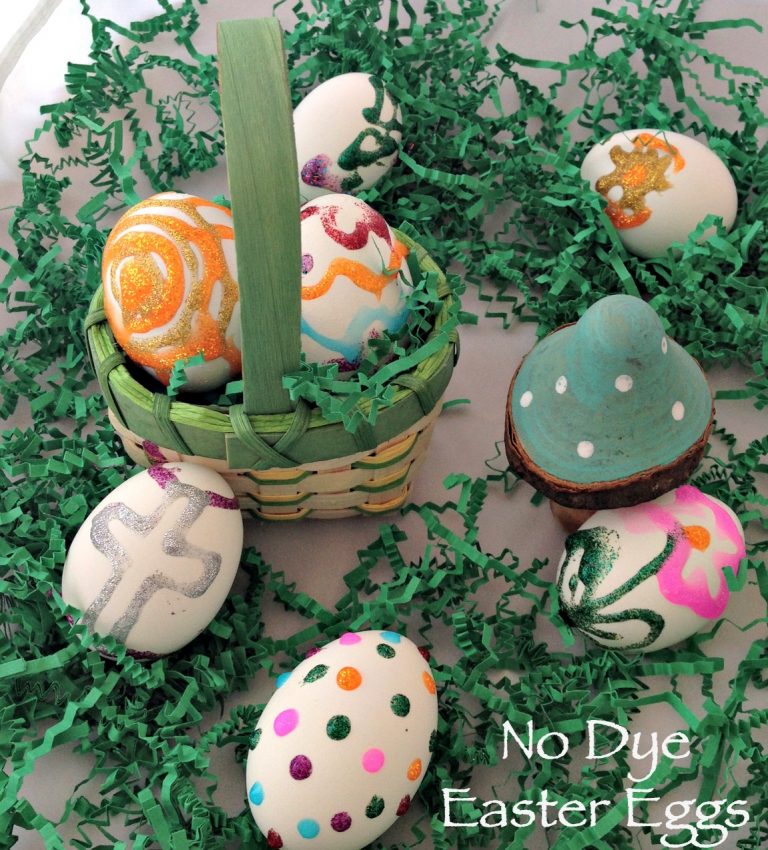 No Dye Easter Eggs