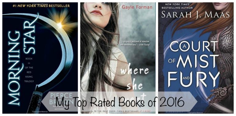 My Top Rated Books of 2016