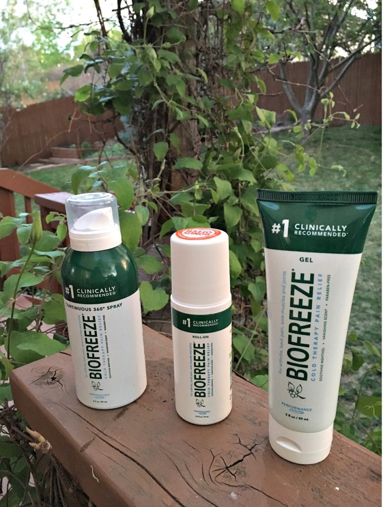 getting back to doing what you love with Biofreeze
