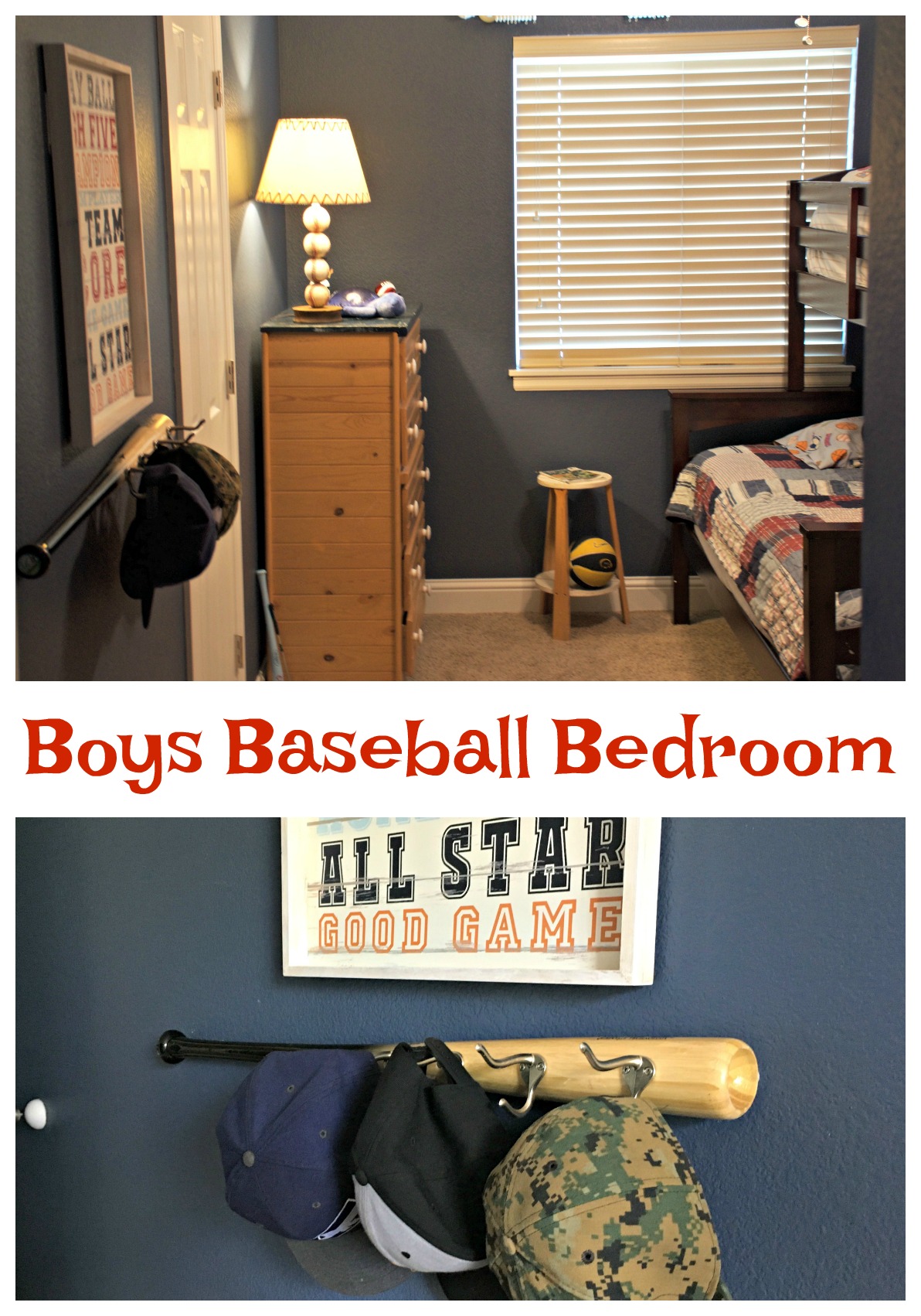 Boys Baseball Bedroom