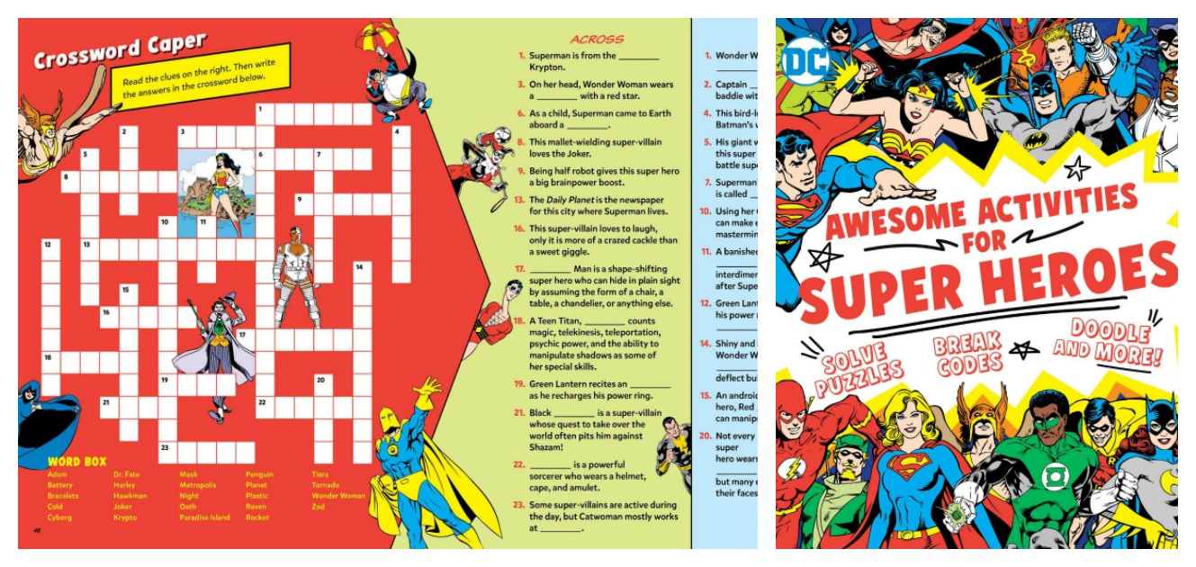 Books for Kid Gifts Awesome Activities for Super Heroes