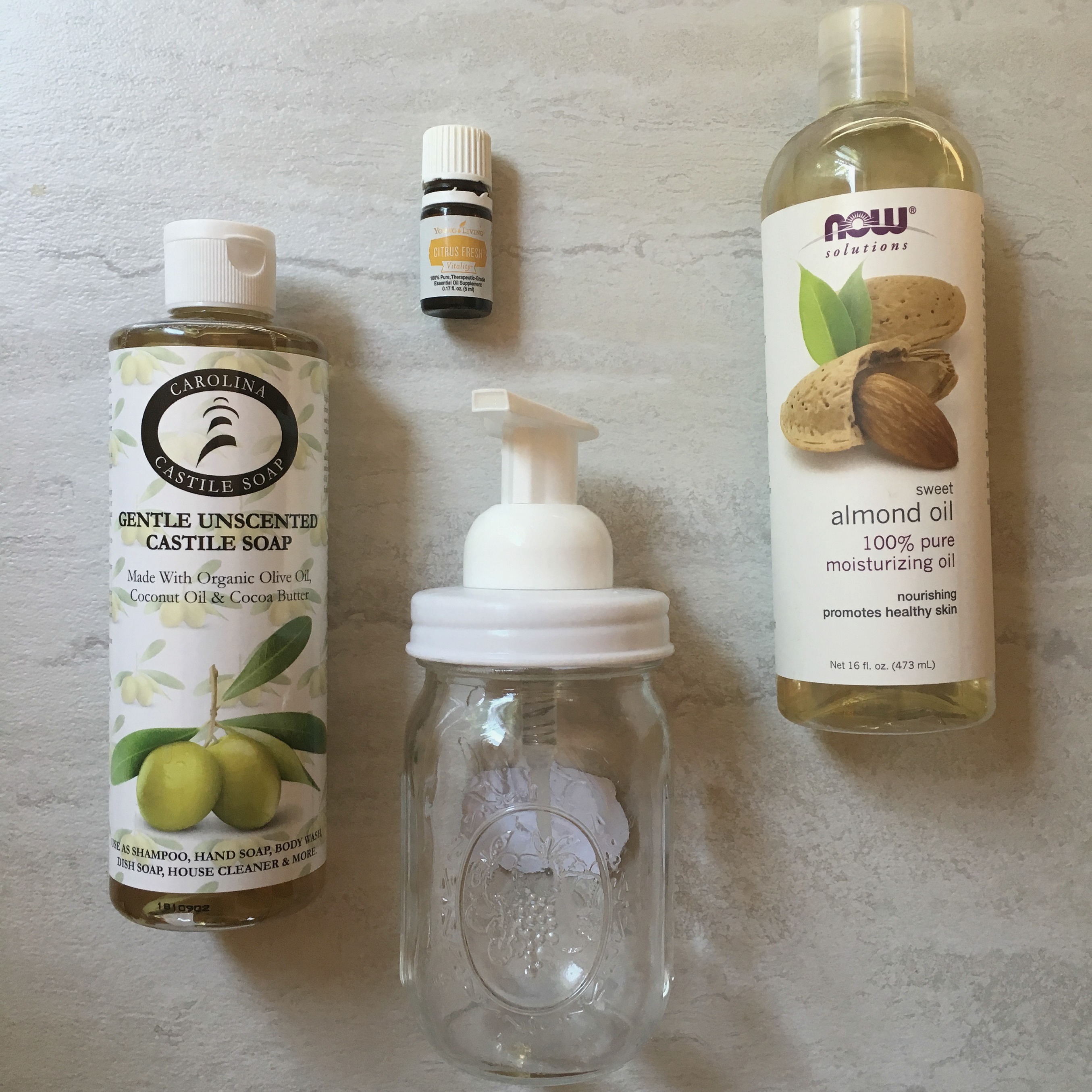 Organic Foaming Soap ingredients